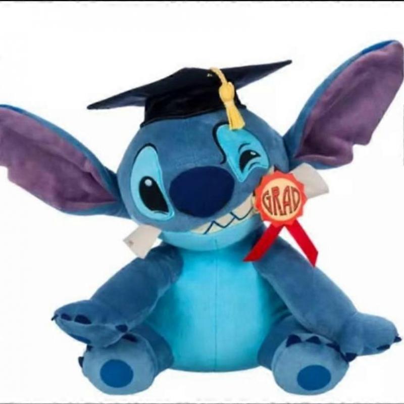 2025 Graduation Stitch Plush Toy  Fox Plushie with Embroidery Super Soft Short Plush PP Cotton Filling Graduation Theme