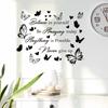 WZ9022 Slogan englezesc Fluture Dragoste Dormitor Sufragerie Studiu Înfrumusețare Acasă Decorare Autocolant de perete