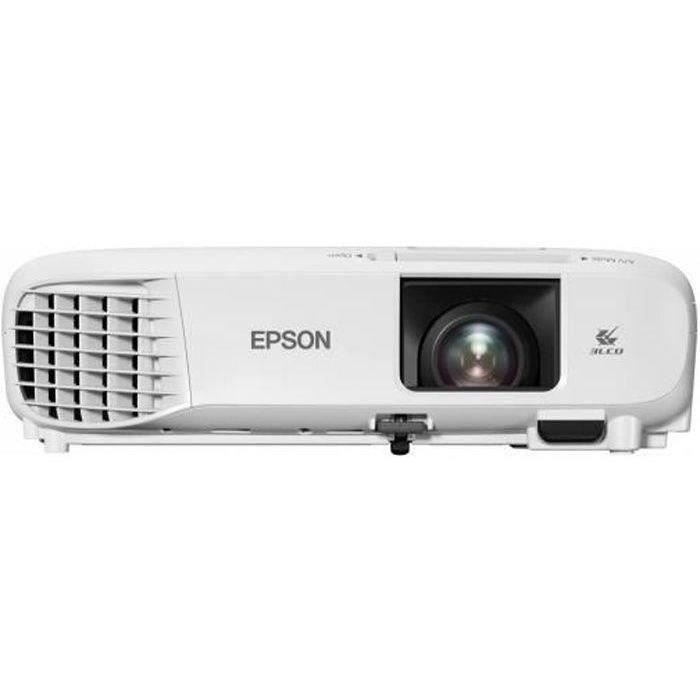 EPSON EB-W49 - Přenosný 3LCD projektor - 3800 lumenů (Bílý) - 3800 lumenů (couleur) - WXGA (1280 x 800)