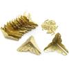 100 Stück Möbel-Eckenschutz, Antik-Bronze, dreieckige Kante, dekorativer Metall-Eckenschutz für Aufbewahrungsbox, Schmuckschatulle, Schrank, Couchtisch