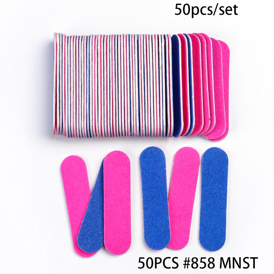 Xiaomi 50/100pcs Double Side Nail Files Mini Wood Sanding Buffer Block Set For Gel Polish Manicure Pedicure Salon Nail Art Tools