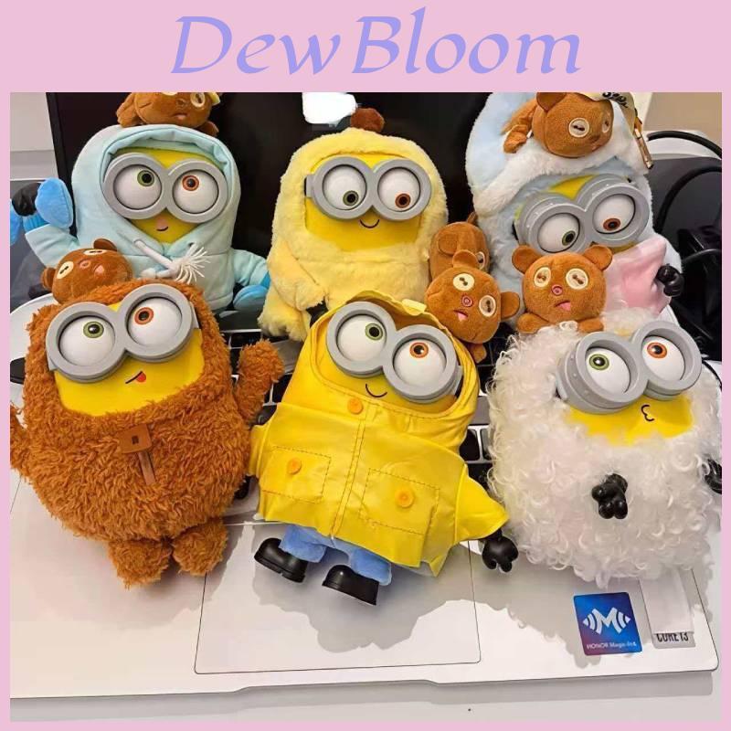 Peluche Bob e Tim dei Minions con Materiale Flessibile in PVC Perfetti per Collezionisti e Chi Fa Regali