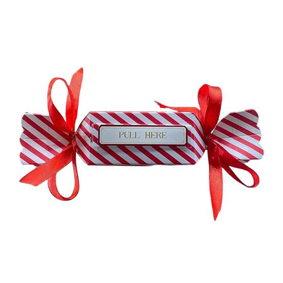 Christmas Candy Cash Pull Box Interactive Money Gift Holder with Ribbon
