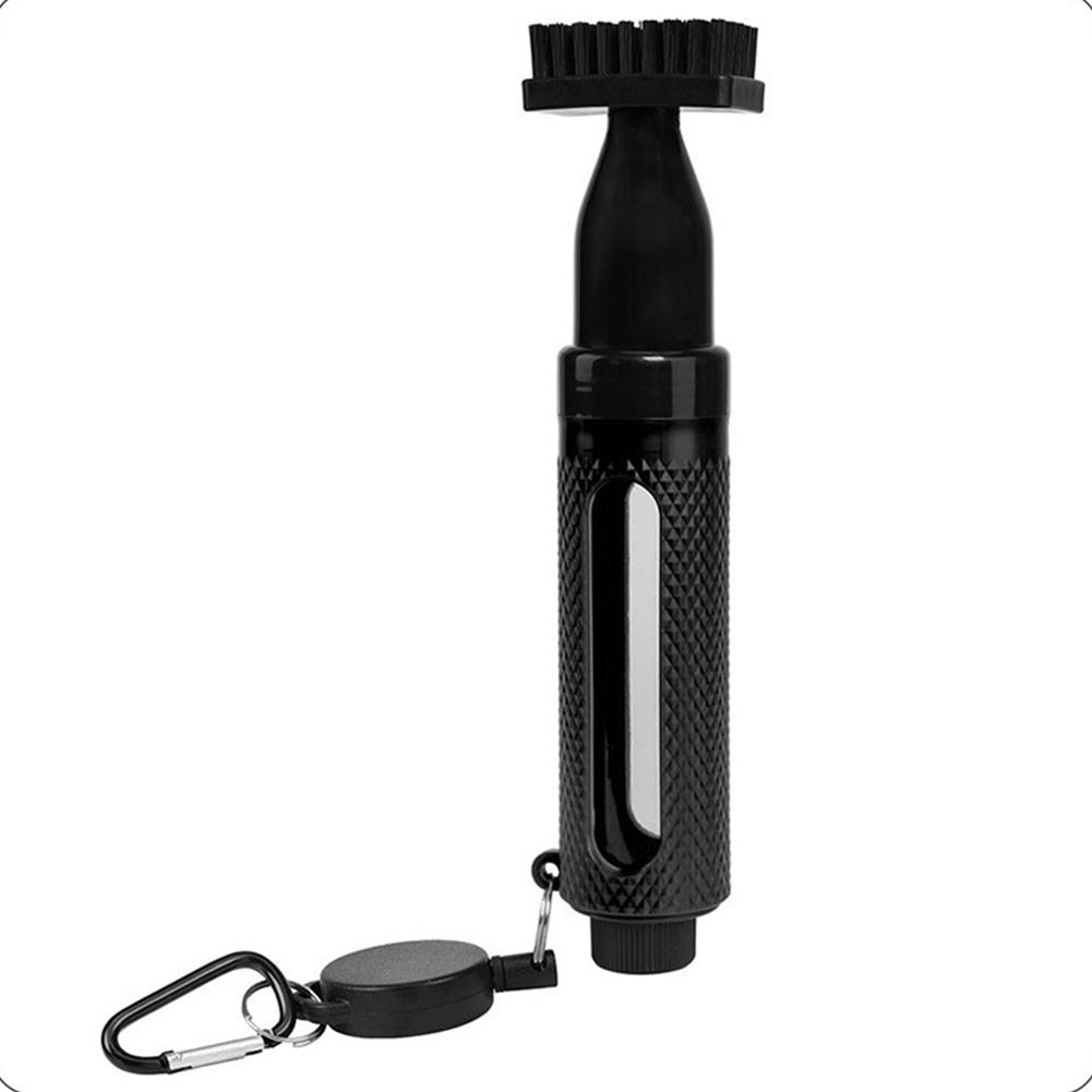 Golf Club Cleaner Brush with Water Golf Water Brush Golf Club Brush Cleaner Golf Brush for Easy Cleaning Golf Accessories чёрный