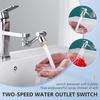 Rotatable 1080° Universal Splash Filter Faucet Extender 720° Aerator Sprayer Head With Swivel Sink For Kitchen Bathroom