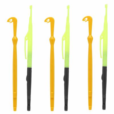 3 Sets Plastic Fish Hook Tying Tools Loop Tyer Fishing Knot Picker Fishing Hook Remover  Fly Fishing