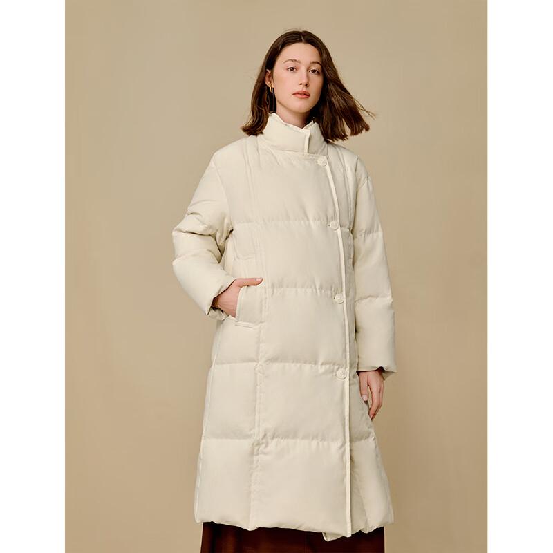 Inman Women's Stand Collar Long Down Jacket