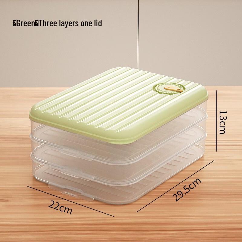 

Multi-layer Food Freezer Storage Box for Dumplings