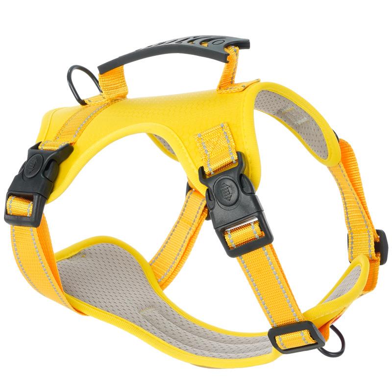 Adjustable Dog Chest Strap Vest Style Night Reflective Corgi Shiba Inu Medium and Large Dog Walking Pet Traction Rope High Quality