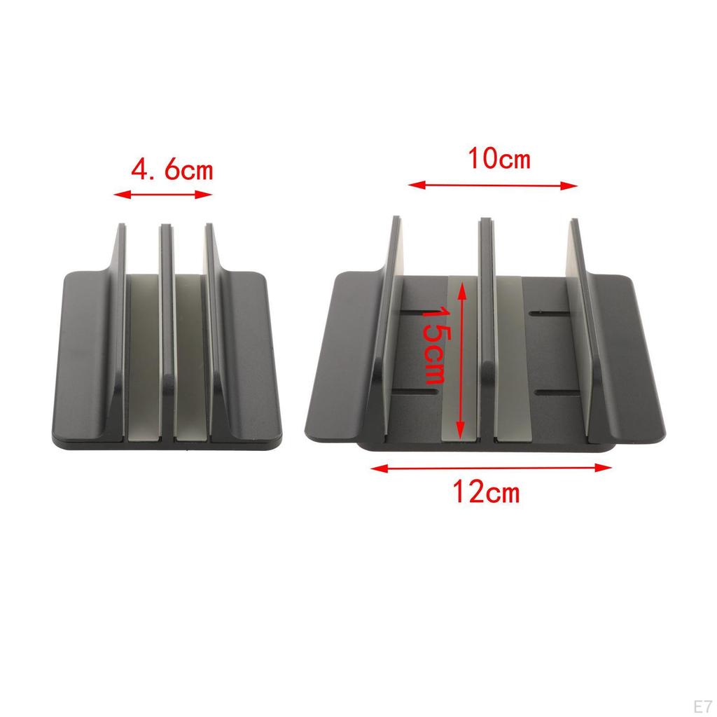 Adjustable Laptop Stand Slots for book PC Desk Holder Anti-scratch, Engineered Stability