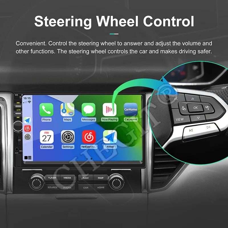 2din Car Radio 7" HD Universal Touch Screen Autoradio Multimedia Player Universal Car Stereo MP5 Player BT SWC TF FM Camera