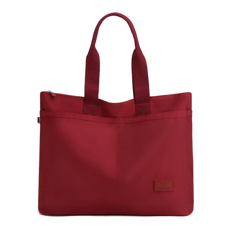 Women's large-capacity shoulder bag, splash-proof fashion versatile underarm bag, trendy commuter tote bag