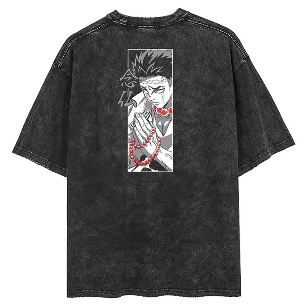 

Hip Hop Streetwear Oversize TShirt Women Anime Printed Graphic TShirt Summer Washed Tshirt Cotton Relaxing and Comfortable XL