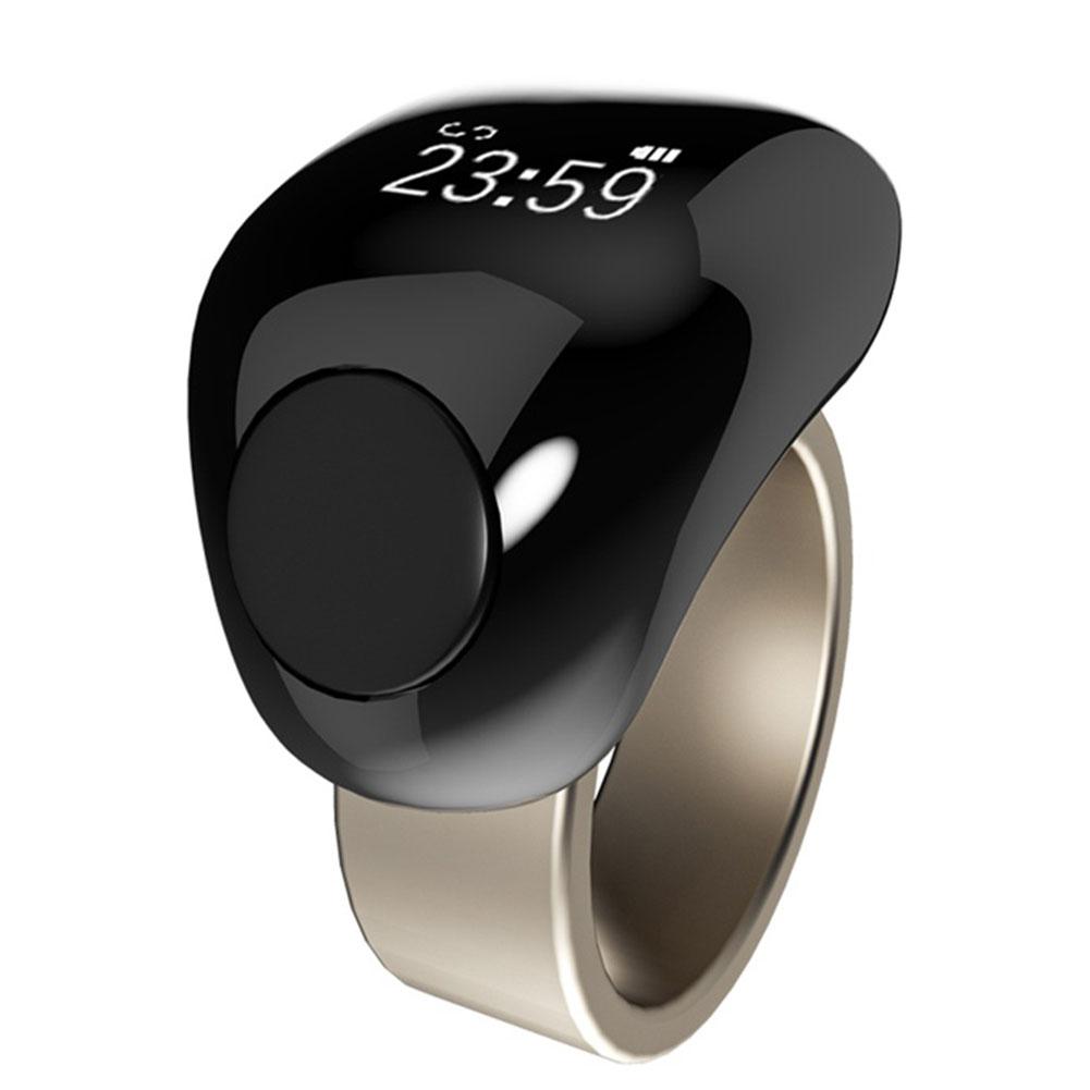 Smart Ring Multifunctional Rechargeable Wireless Connection Waterproof LED Display Tasbih Counter Rings Smart Wearable Parts 1820MM золотой