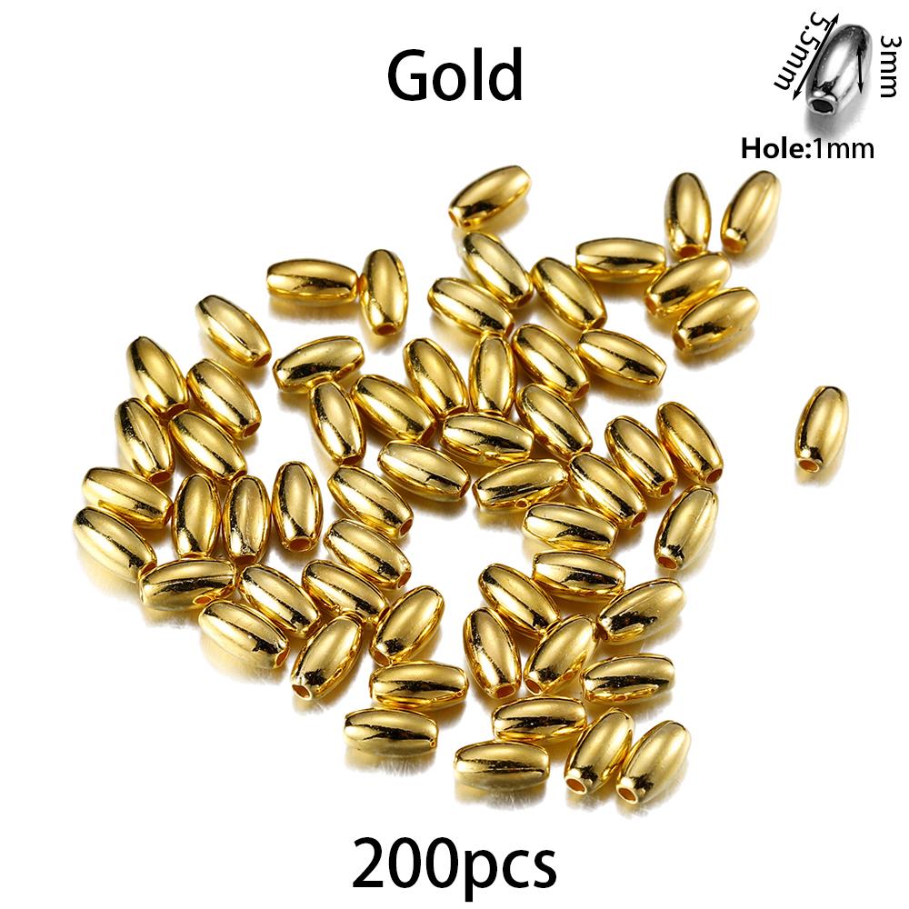 200-400Pcs CCB Multiple Styles Charm Spacer Beads Wheel Bead Flat Round Loose Beads For DIY Jewelry Making Supplies Accessories