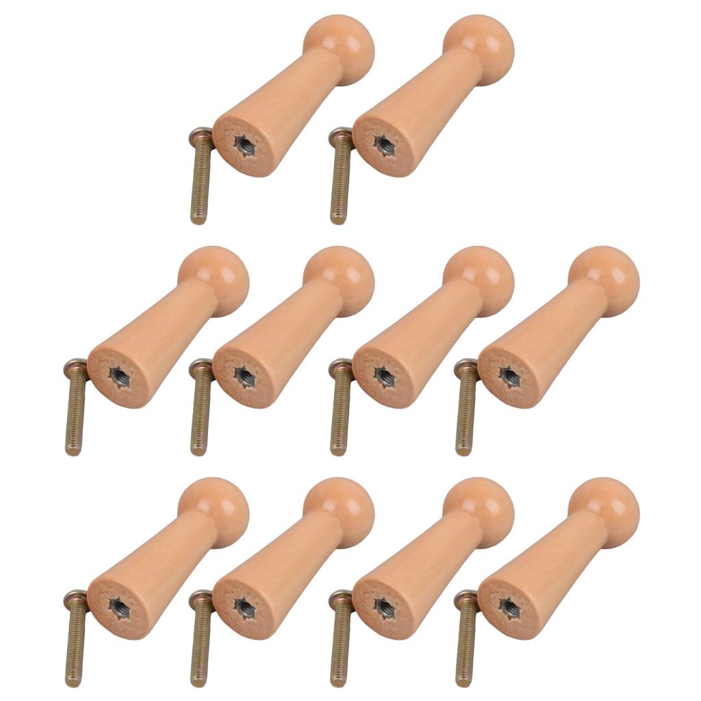 10 ks Přenosné Pevné Dřevěné Kolíčky na Třepání Samolepicí Háček Pohodlné na Ručníky Kabáty a Tašky v Koupelně nebo Kuchyni