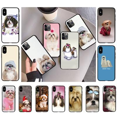 Shih Tzu Shitzu Hund Valp Telefonfodral för iPhone 11 12 13 mini pro XS MAX 8 7 6 6S Plus X 5S SE 2020 XR fodral