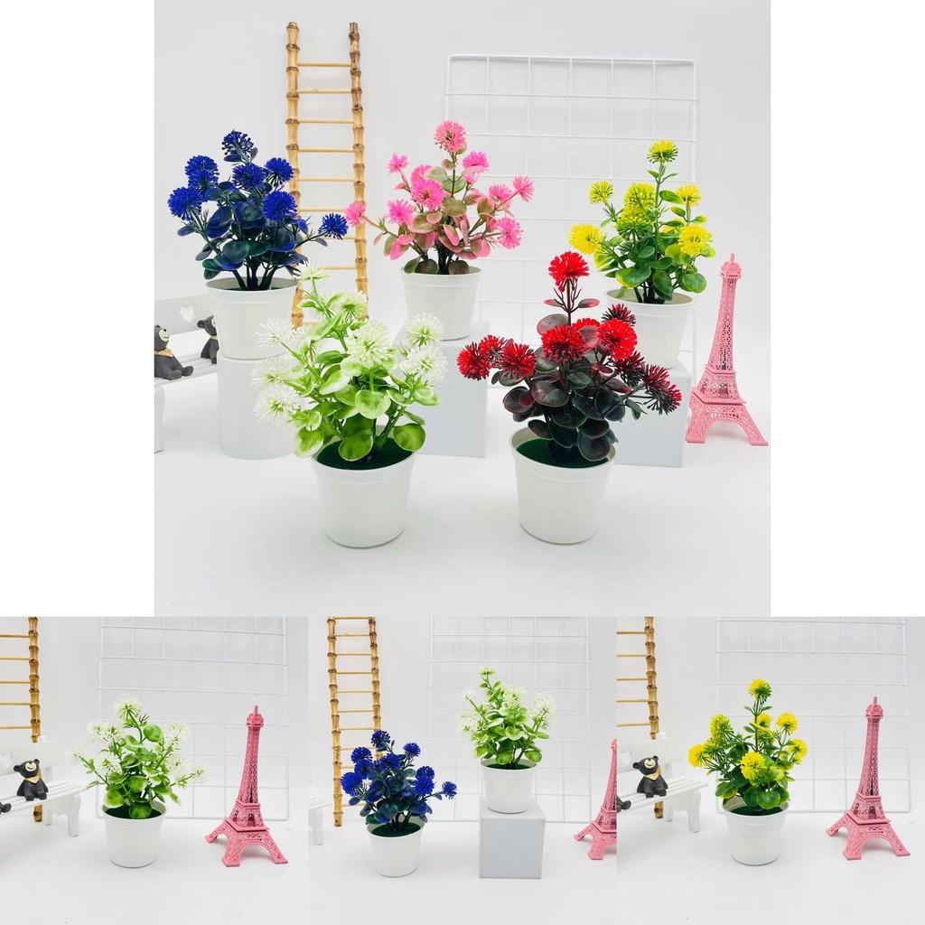 Lilac Artificial Plant Pot With Durable Plastic Material For Outdoor Yard And Wedding Decoration