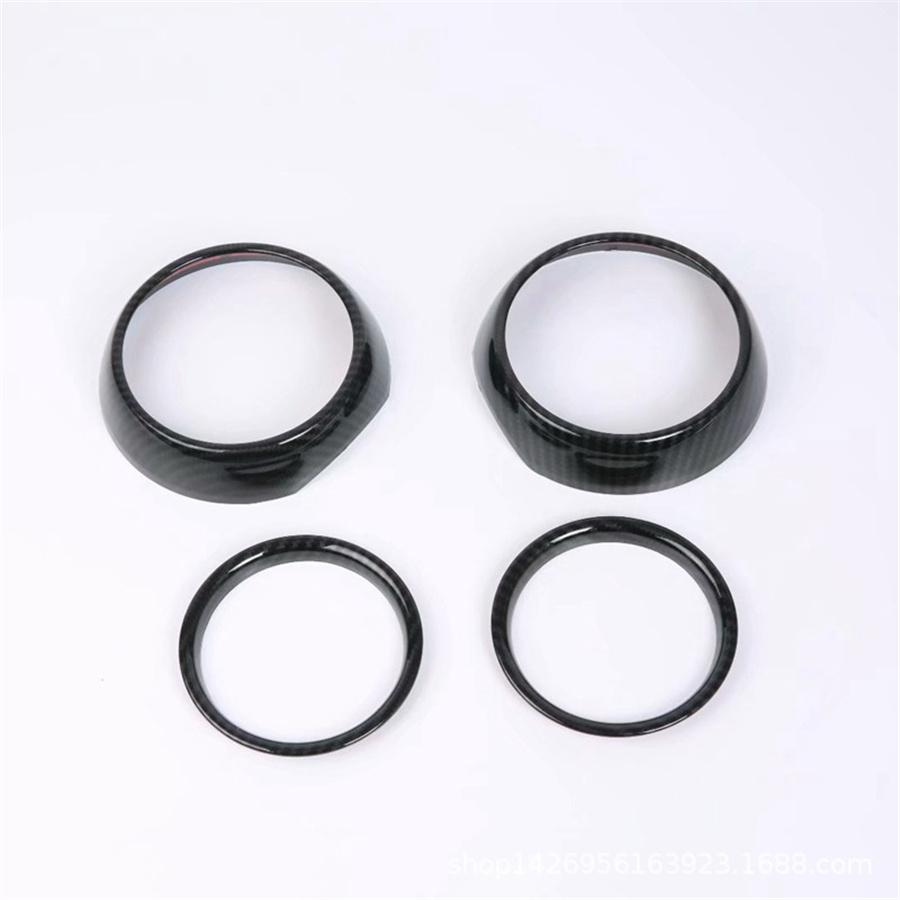 

Air Vent Ring Outlet Cover Carbon Fiber Shell Housing Sticker For Mini Cooper