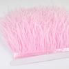 13-18CM 6M Ostrich Feather Trim Cloth Belt for Sewing DIY Feather Ribbon Fringe Wedding Dress Clothes Decoration
