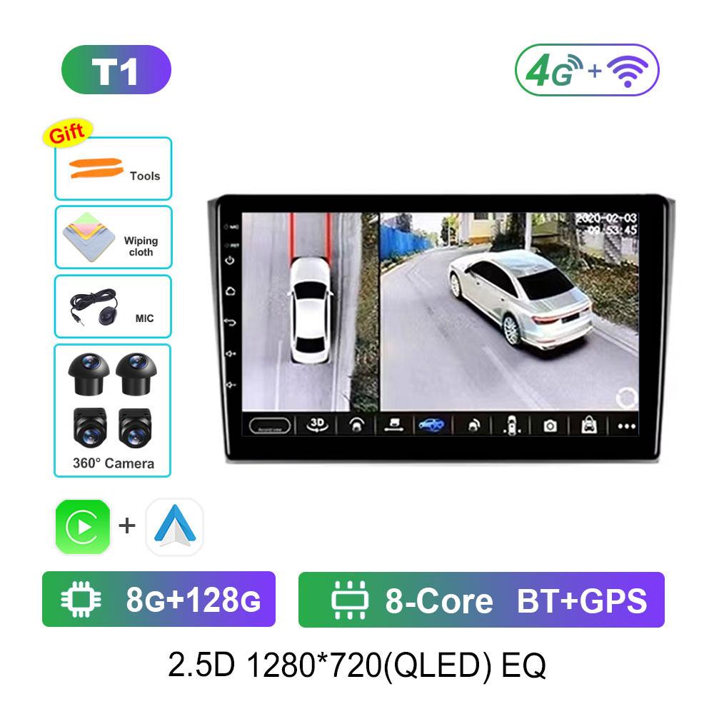 Bluetooth Android 14 WiFi for Mazda CX9 CX-9 TB 2006 - 2010 2016 Car Radio Multimedia Player DSP Stereo GPS 4G Split Screen