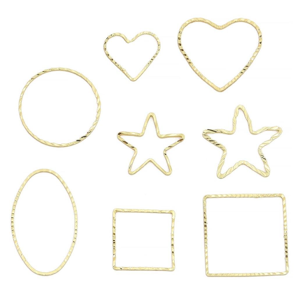 Kupfer Granat Farbe Perlen Mode Charme Anhänger für DIY Schmuck