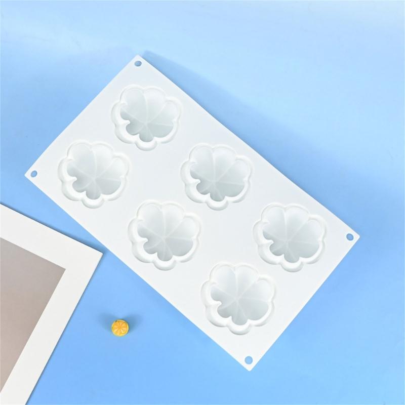 Fondant Chocolate Molds Cloud Petals Silicone Molds Mousses Cake Decorating Tool Candle Soap Molds Easily To Clean
