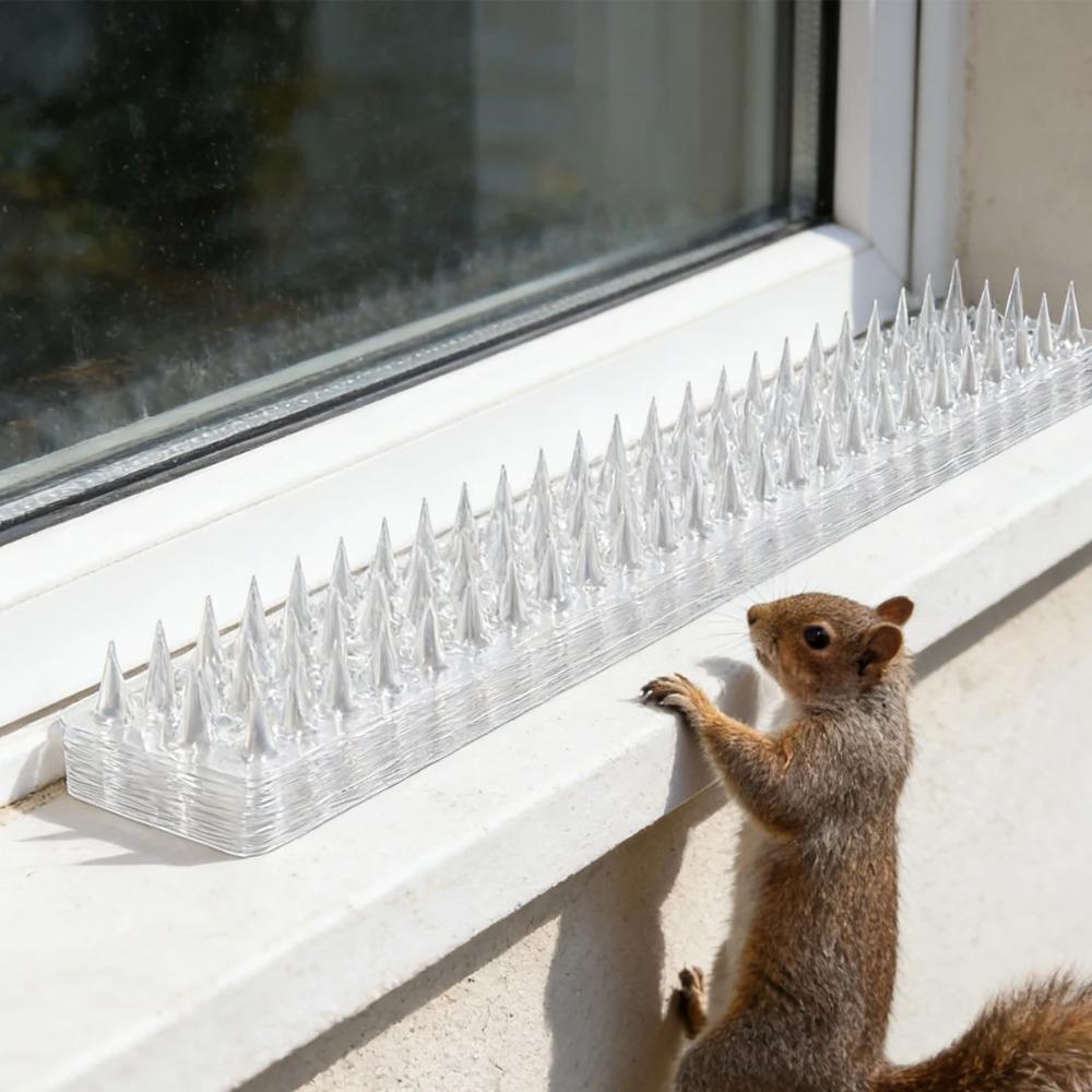 

24pcs Repellent Cats Bird Spikes Scare Pigeons Birds Gardening Products Rat Crow Hooligans Outdoor Scarecaper Against Repeller Anti