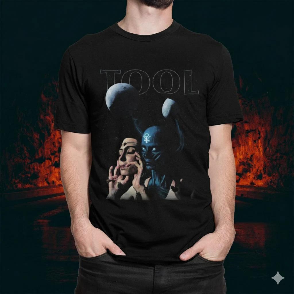 Unisex Adult Casual Music Tool Band Graphic T-Shirt isex Psychedeli... XXL