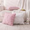 Creamy Style Rabbit Plush Pillow Sofa Living Room Cushion Bedside Bedside Cute Bed Lumbar Pillow Pillow Case Core-free