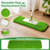 Reusable Microfiber Mop Pads Replacement for Flat Mop Machine Washable Durable Cleaning Cloth Suitable for Household Floor Cleaning