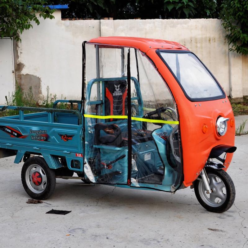 Auvent Pare-soleil Imperméable pour Tricycle Électrique
