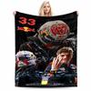 Red Bull Racing Thema Bleiben Sie warm Flanelldecke für Schlafzimmer, Wohnzimmer, Sofa und Nickerchen