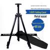Cavalletto da schizzo triangolare portatile in lega di alluminio con manovella, espositore