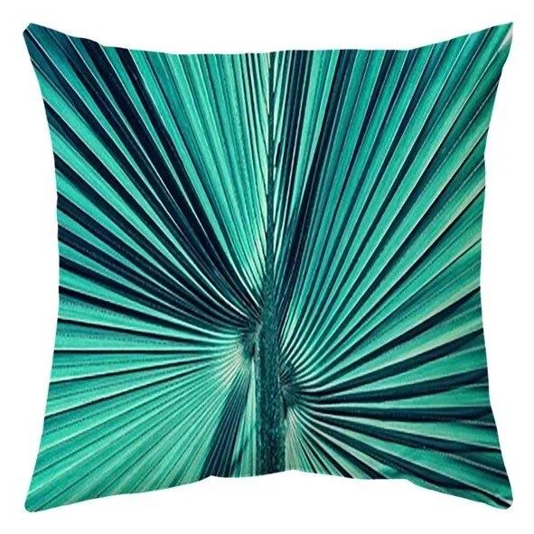 Luxuriöse Heimdeko Kissenbezug Büro Sofa Kissenbezug Tropischer Regenwald Pflanzenmuster Dekokissenbezug