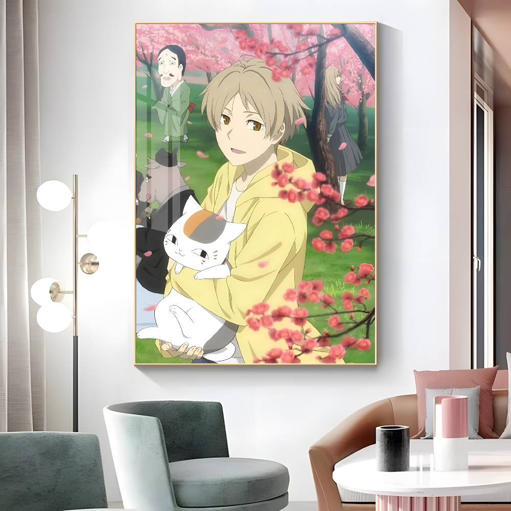 1pc Natsumes Book Of Friends Anime Poster Sticker Print Waterproof Wall Art For Living Room Bedroom Home Decor