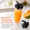 Transparent+Black Blender Cup Leak Proof Blender Tumbler for Ninja BL480BL482 Gym Use