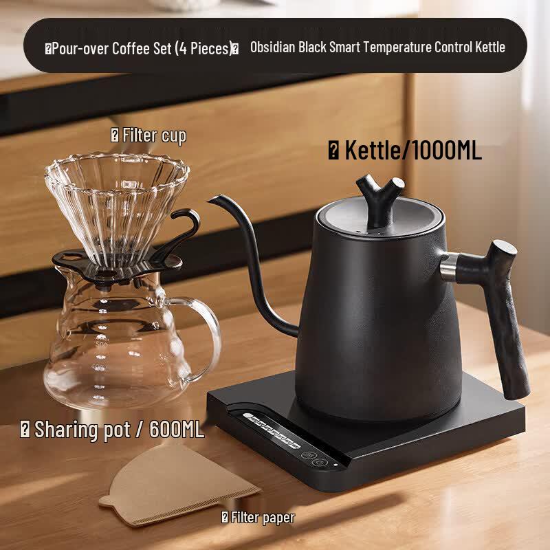 Japanese Style Electric Temperature Control Pour-Over Kettle
