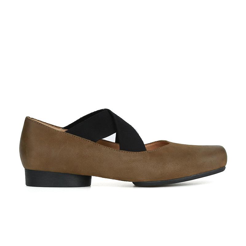 Mary Janes Shoes Woman Elastic Ankle Strap Heels Elegant Ladies Goth Lolita Chunky Heel Pumps Round Toe Moccasins Girl