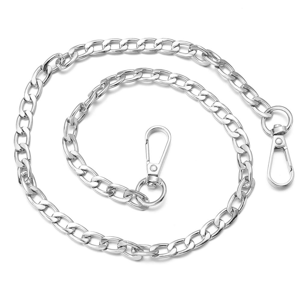 Metal Aluminum Replacement Bag Chain 20/40/80/120cm Women Shoulder strap for bags replace Crossbody chain Bag Accessories