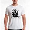 The Pirate Bay Tshirt Summer Casual Cotton Tee Oversized Streetwear Tops Vintage Graphic Print Loose Fit Short Sleeve