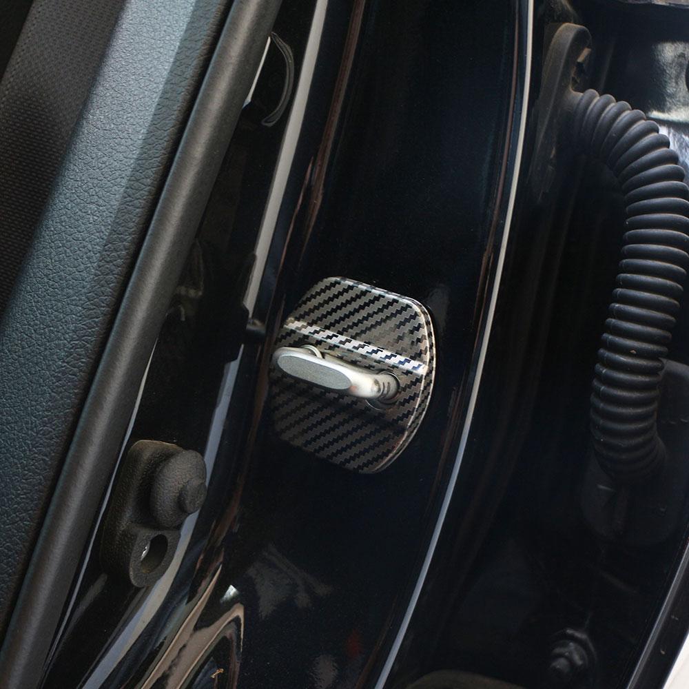 Car Door Lock Cover for Nissan Z Z33 Z34 350Z 370Z Fairlady Z GT4 Roadster NSport Car Interior Door Lock Buckle Protection Cover