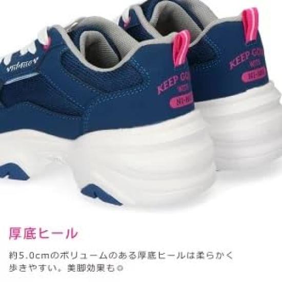 Sneakers NM J087 Girls Navy cm 2E [Moonstar] 19.0