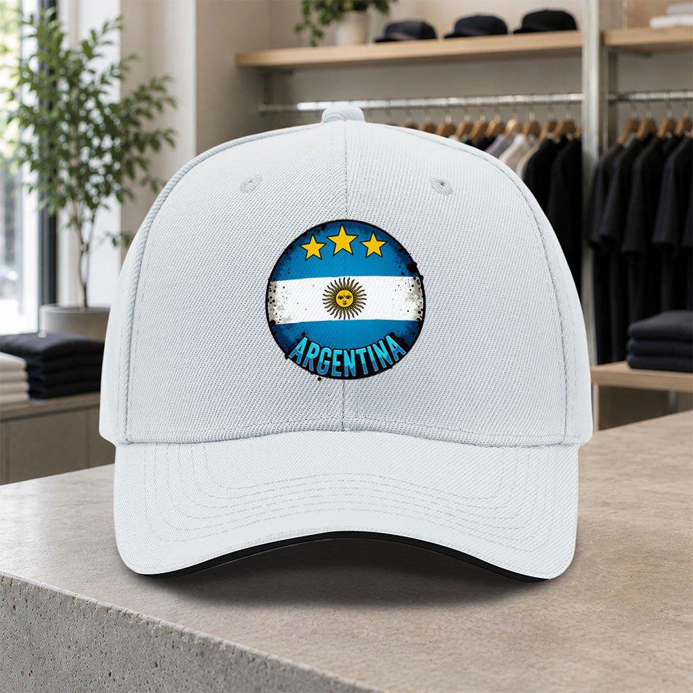 Argentina Flag Unisexs Sandwich Cap Couple Style Baseball Cap Sports Casual Hat Trendy Gift for Weddings Parties