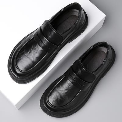 Tênis Sapatos Sociais Masculinos Retrô Masculino Couro Negócios Masculino Sapatos Barrocos Casuais ao Ar Livre Calçado Oxford Masculino