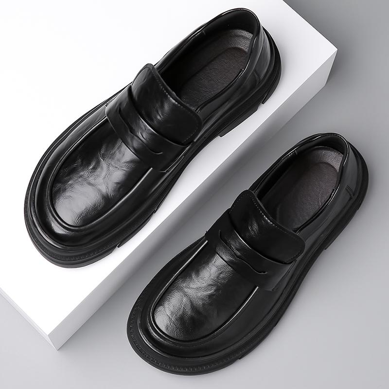 Sneakers Mens Dress Shoes Retro Male Leather Business Male Baroque Shoes Casual Outdoor Mens Oxford Footwear cm