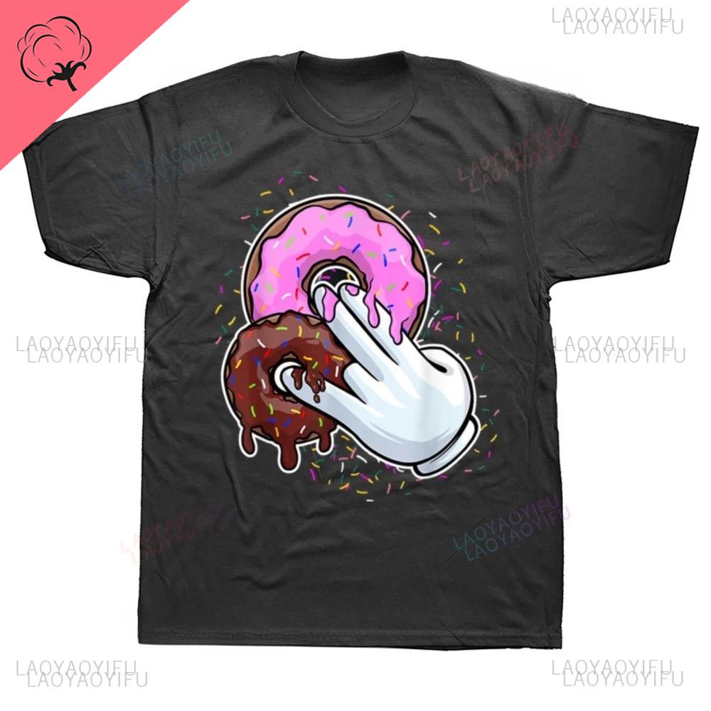 New Fill Me Daddy Donut T Shirt Funny Dirty Jokes Adult Humor Puns Tops Casual Unisex Oneck Soft Fashion Shortsleev Streetwear