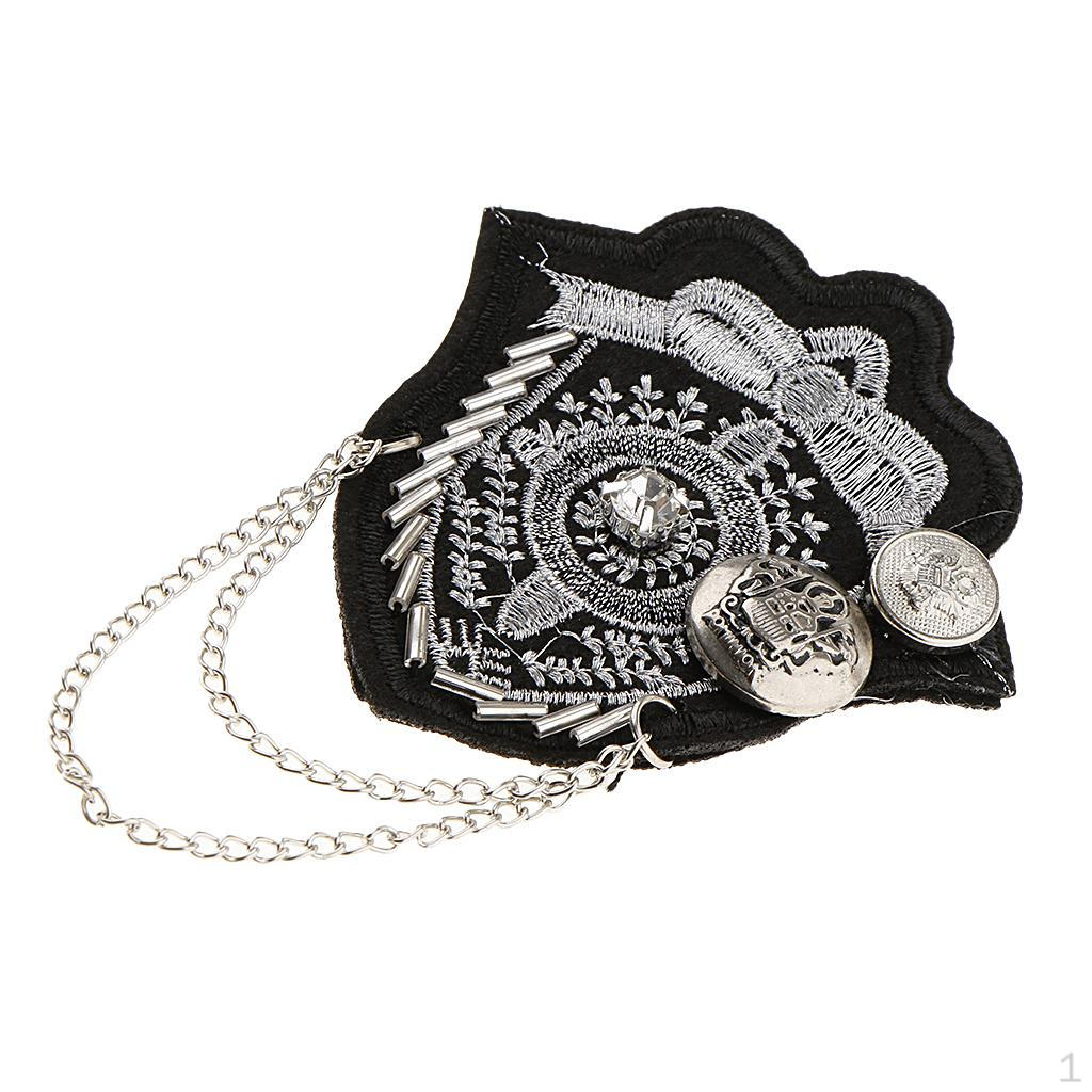 Navy Alloy Brooches Pins Badge Corsage For Men Women
