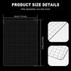 8Pcs BBQ Mesh Grill Mat Rectangular Mesh Grilling Mats Nonstick Mesh Grill Topper Reusable BBQ Grill Topper Temperature