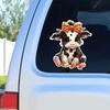 Cute Cartoon Cow Car Stickers Funny Creative Waterproof Vinyl Decal Motorcycle Decorative Accessories